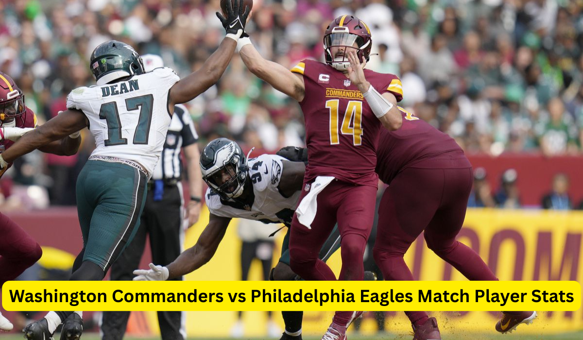 Washington Commanders vs Philadelphia Eagles Match Player Stats